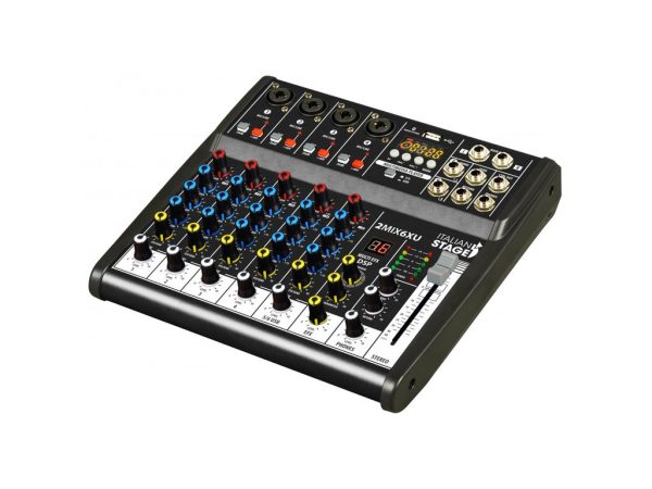 MIXER ITALIAN STAGE 2MIX6 FXU BLUETOOTH - immagine 2